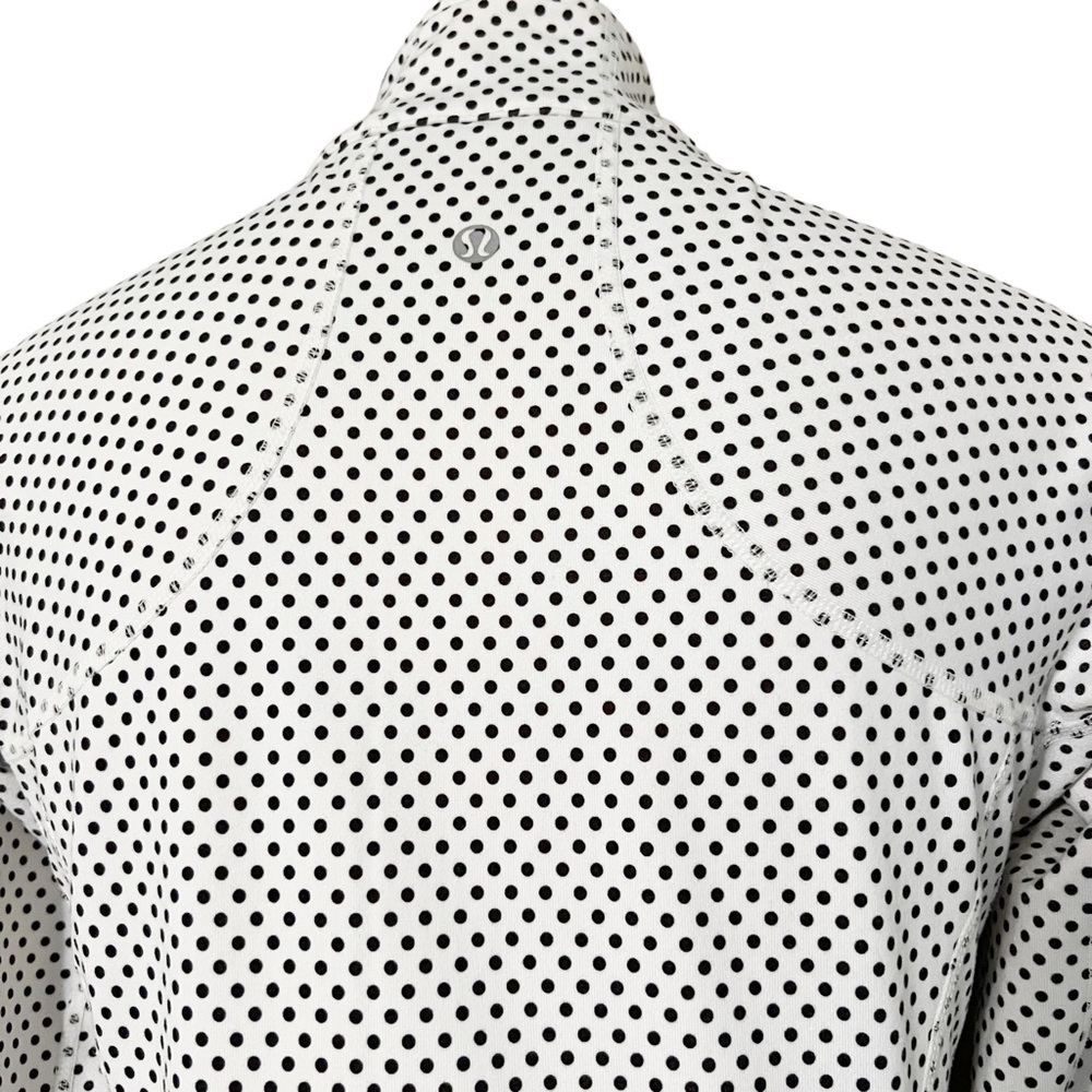 Lululemon Zippered White and Polka Dot Jacket - Picture 7 of 12